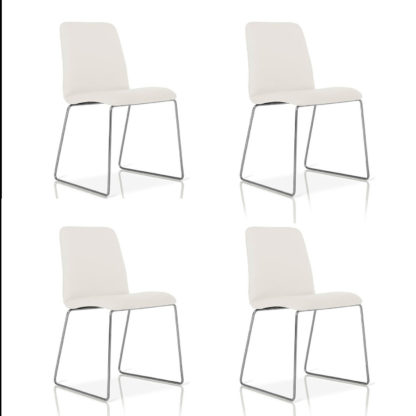 modrest elegante witte stoel redealer