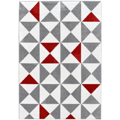 tapijt forsa nazar driehoeken rood wit grijs redealer