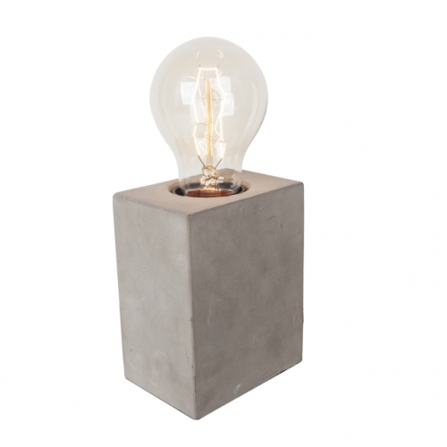 De Heg – Tafellamp – lamp quadro – lamp – betonlook – 11 x 8 x 8 cm – Redealer.nl | Gecontroleerde retourproducten en nieuwe overstockproducten tegen een onverslaanbare lage prijs.