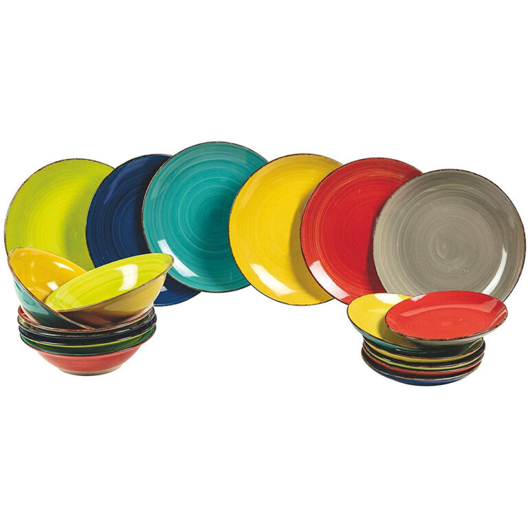 Basics Serviesset, 18-delig, voor 6 personen, wit