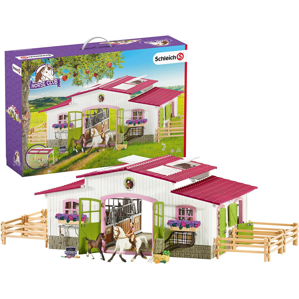 Schleich Horse Club – Manege Met Ruiter En Paarden – Model 42344 ...