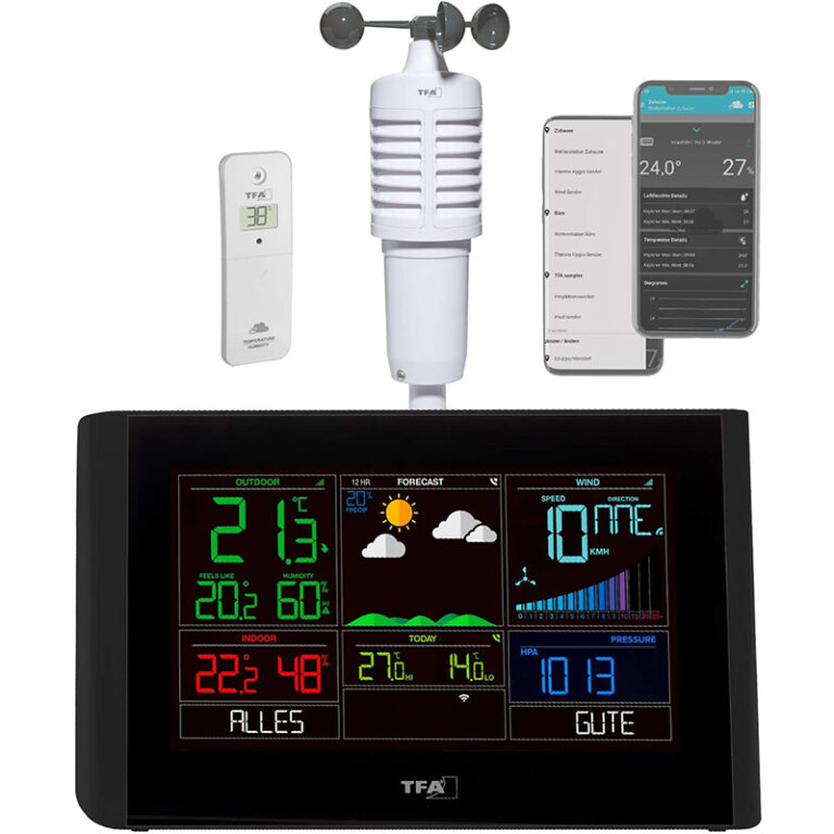 TFA Dostmann MEMO 35.1141.01 Draadloos Weerstation Verwachting Voor 12 Tot 24 Uur Aantal Sensoren Max 3 2797071
