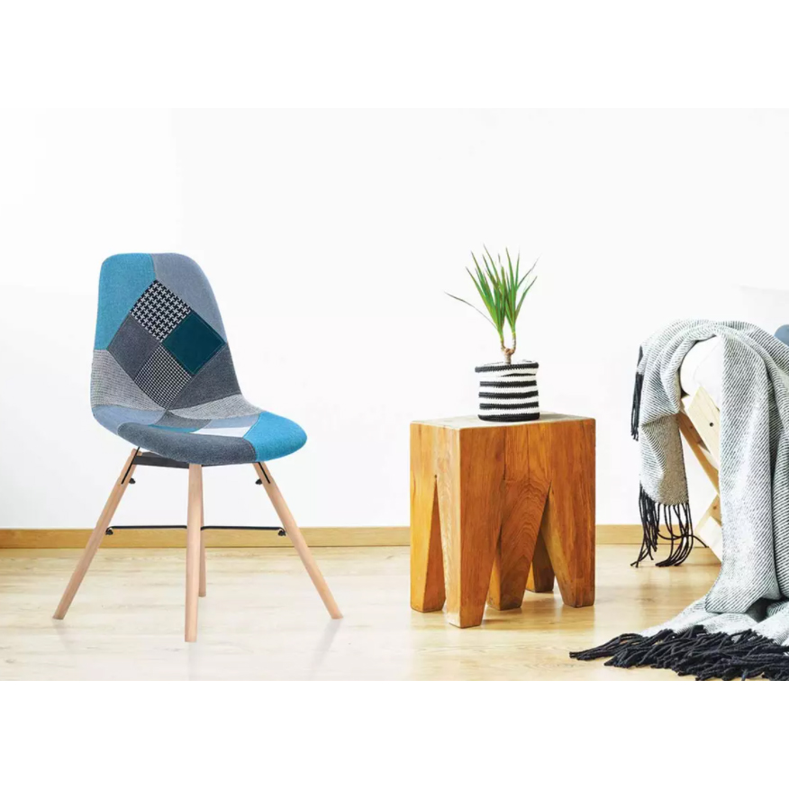 Eetkamerstoel kuipstoel – – van 4 stoelen – blauwtinten – Redealer.nl | Gecontroleerde retourproducten en nieuwe overstockproducten tegen een onverslaanbare lage prijs.
