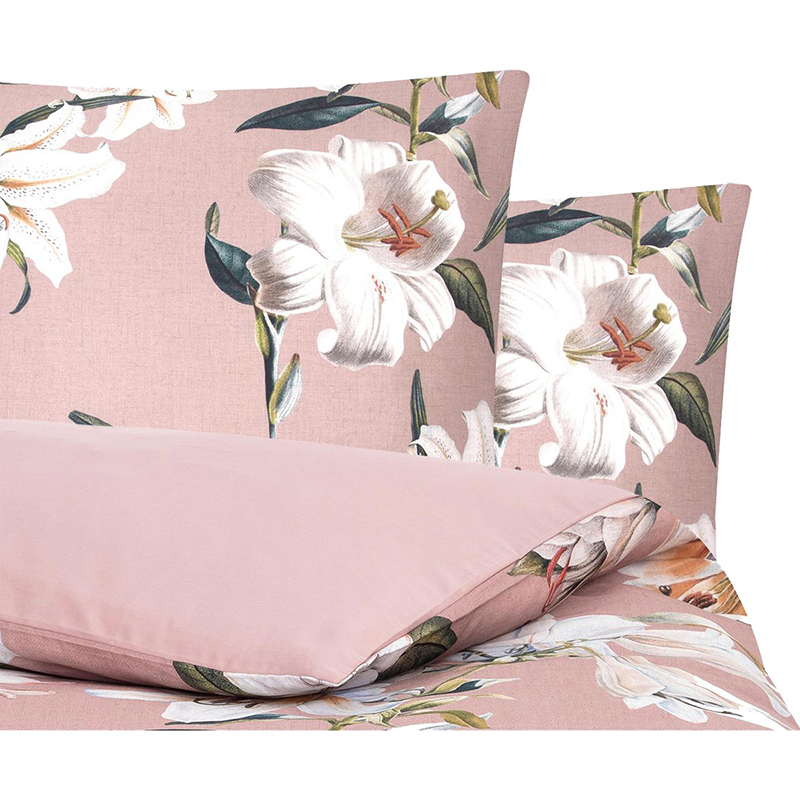 dekbedovertrek satijn roze redealer