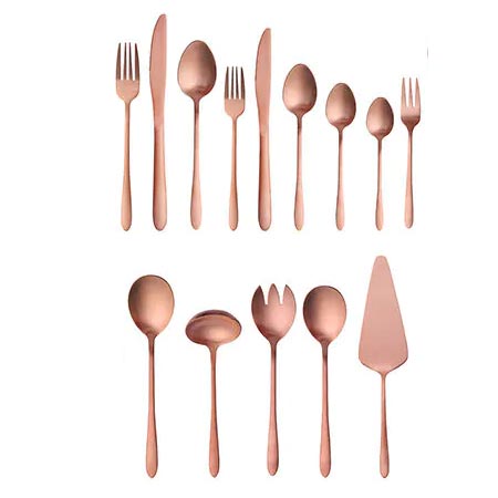 rosegoud bestekset