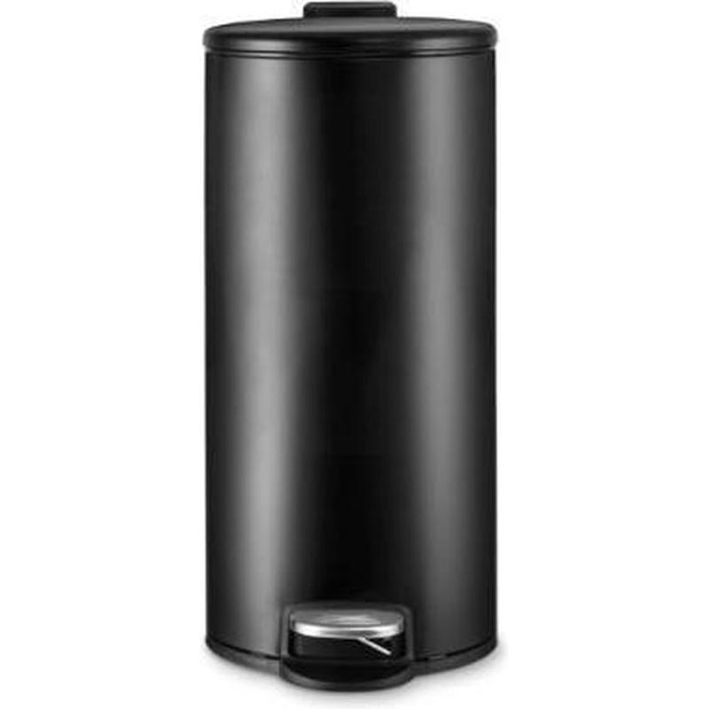 prullenbak mat zwart