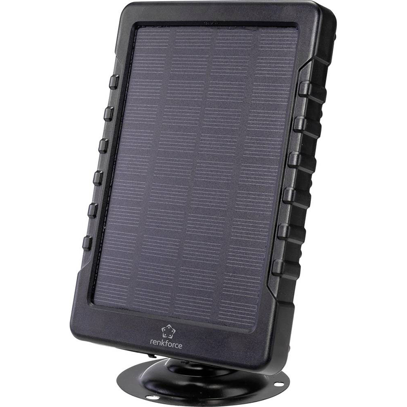 Zonnepaneel voor Bewakingscamera, 2,5W Zonnepaneel voor DC 5V Batterij voor Buitencamera, Deurbel en Buitenverlichting, Micro USB & Type C Inbegrepen, 3m Kabel, Waterdicht IP65(2 Pack