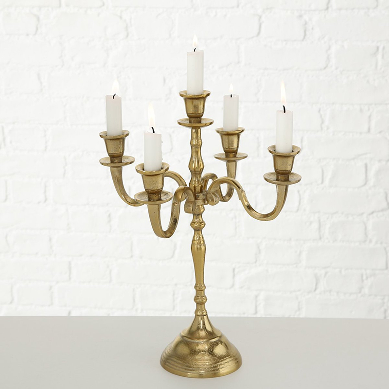 kandelaar goud 5 stuk