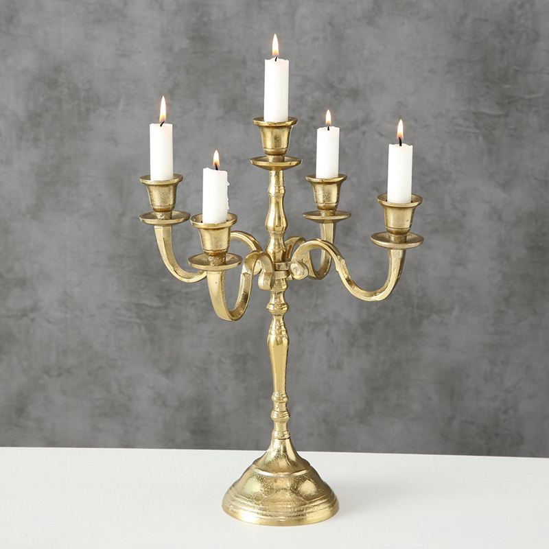 kandelaar goud 5 stuk