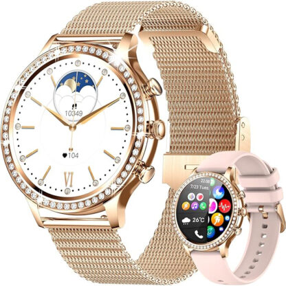 smartwatch goud