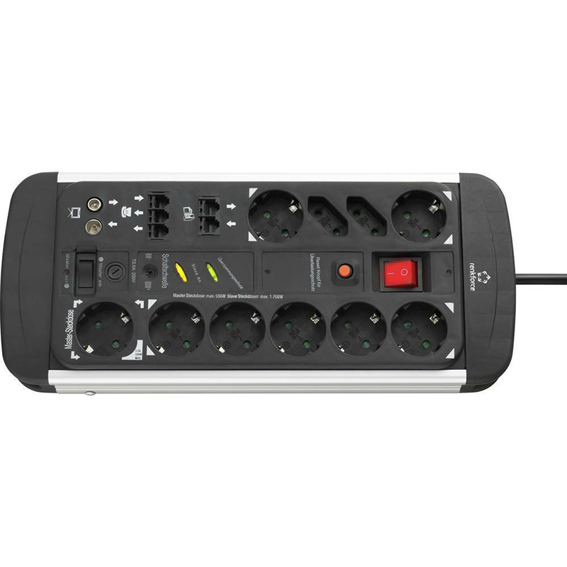 master slave stopcontacten stekkerdoos