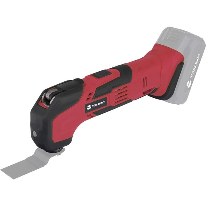 Toolcraft draadloze multitool voor zagen schrapen schuren en meer