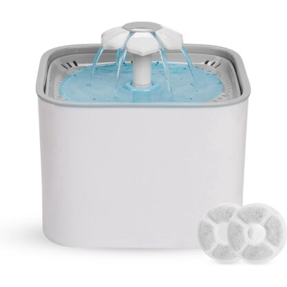 AstroPet Drinkfontein voor honden en katten, 7 liter, ultrale, draadloze, automatische kattenfontein en hondenfontein, 40 dagen lange batterijduur, minder dan 30 dB, extreem stil (ADDF-003 2 x