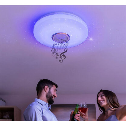 plafondlamp met bluetooth speaker