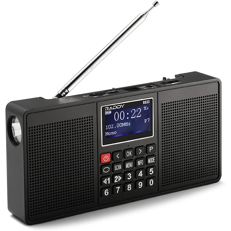 Raddy Rd Tafelradio Draagbare Dab Fm Radio Met Display