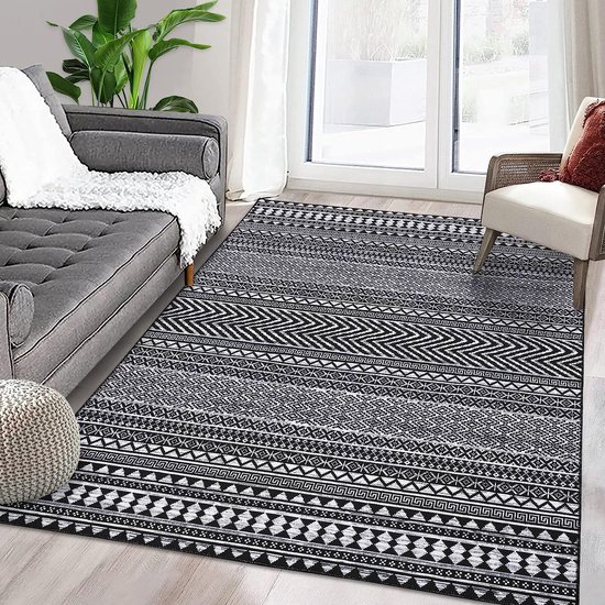 vloerkleed zwart redealer