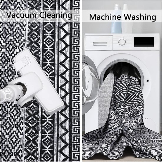 vloerkleed zwart redealer