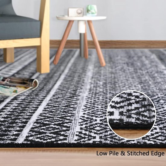 vloerkleed zwart redealer