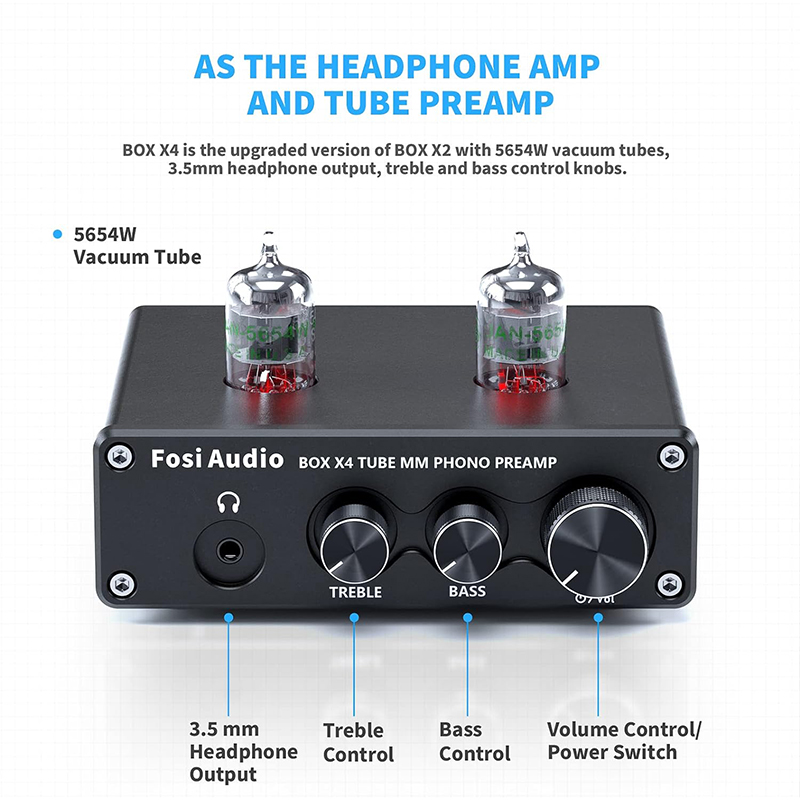 hoofdtelefoon voorversterker