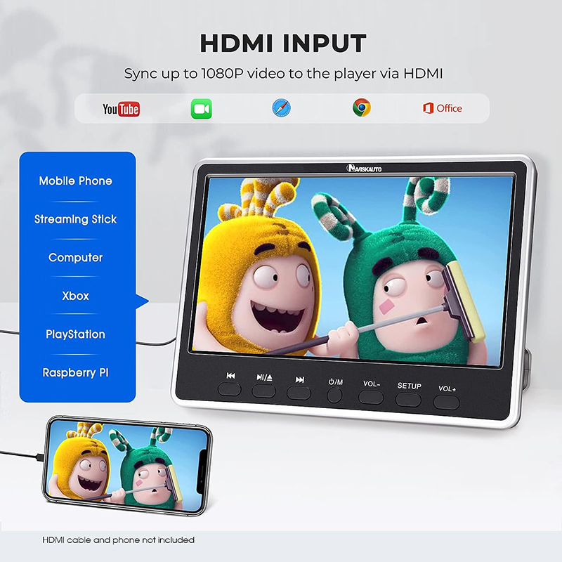 DVD speler voor autostoel