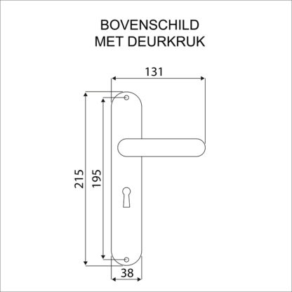 deurklink zwart