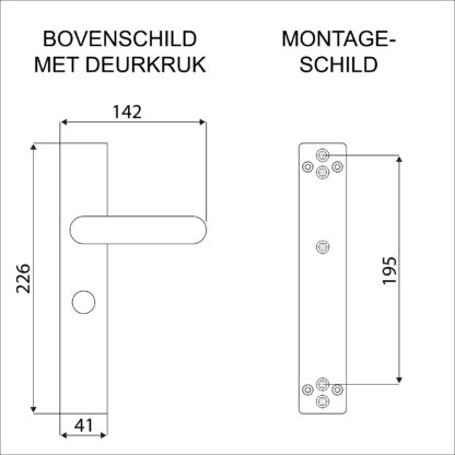 deurklink zwart