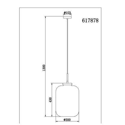 hanglamp rookglas