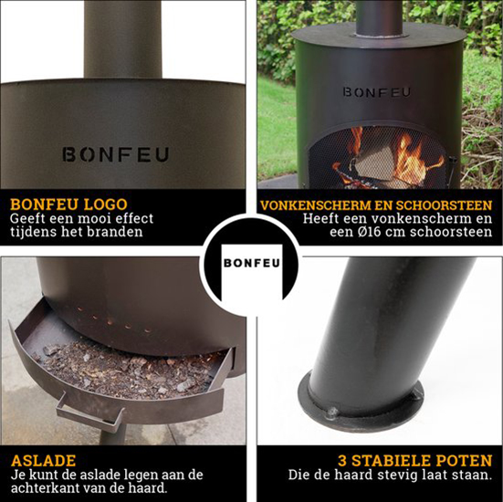 Bonfeu bonton 60 XXL tuinkachel