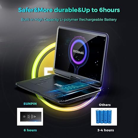 sunpin dvd speler portable