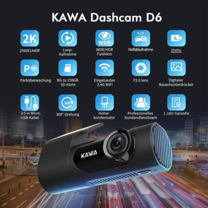 kawa d6 dashcam