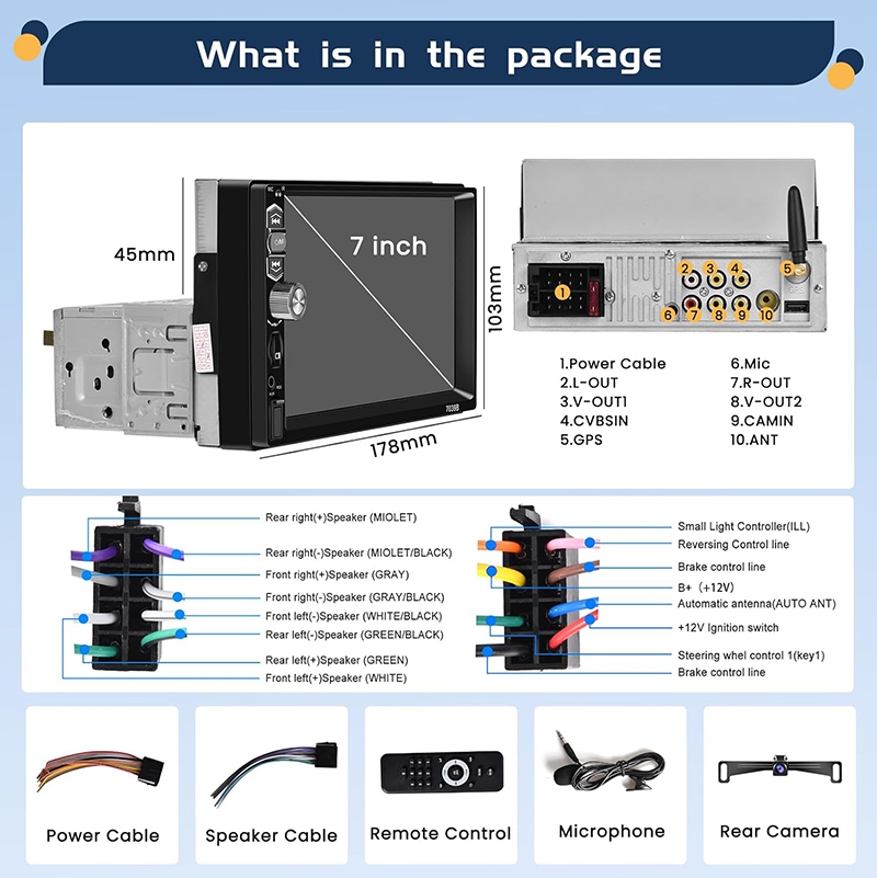 autoradio touchscreen