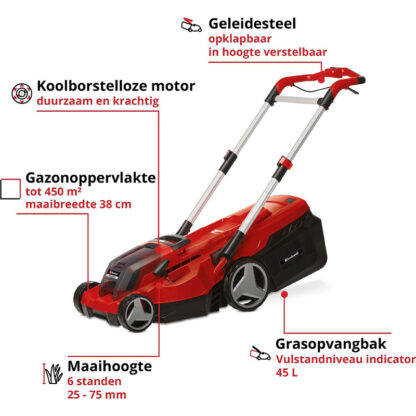 einhell accu grasmaaier