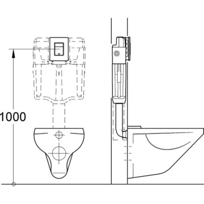 grohe flush dual