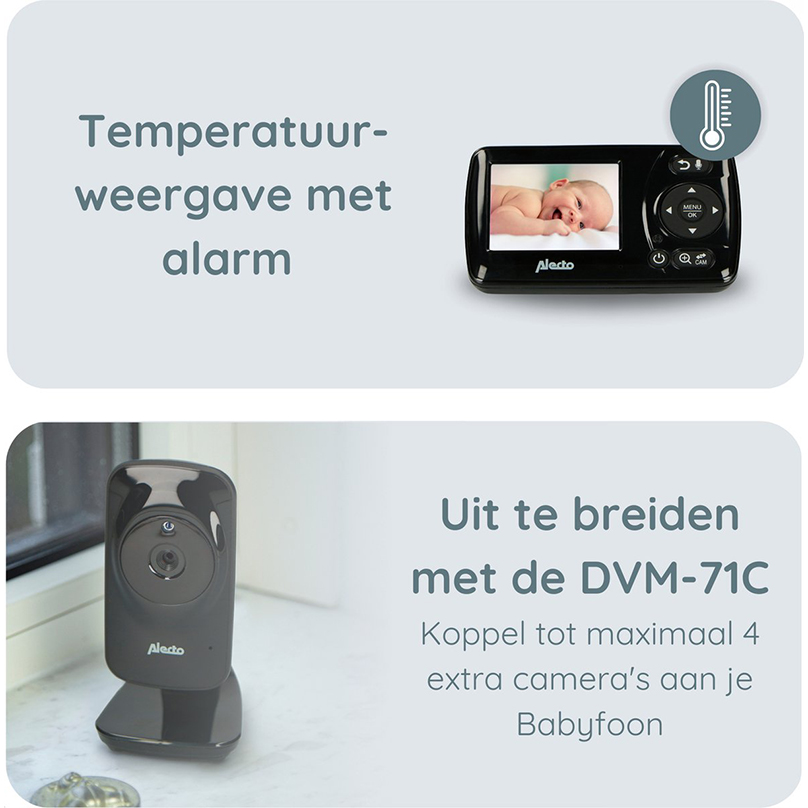 alecto dvm71bk zwart