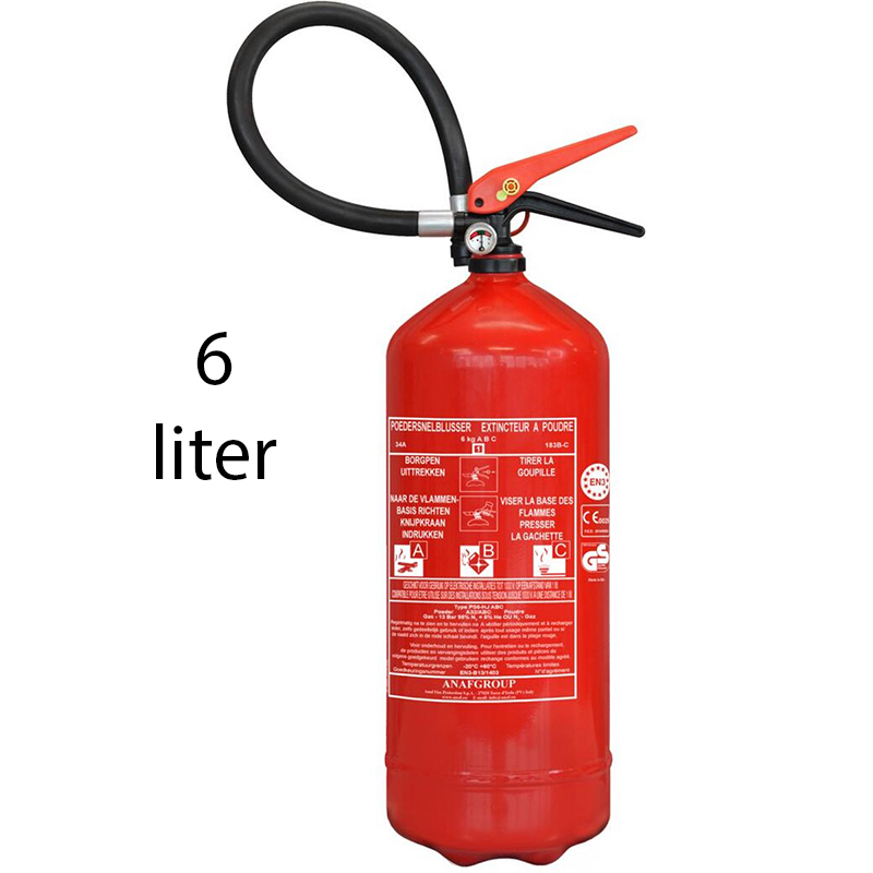 brandblusser 6 liter