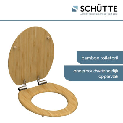 schutte wc bril bamboe