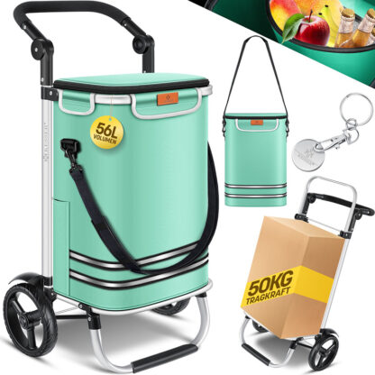 trolley mint groen