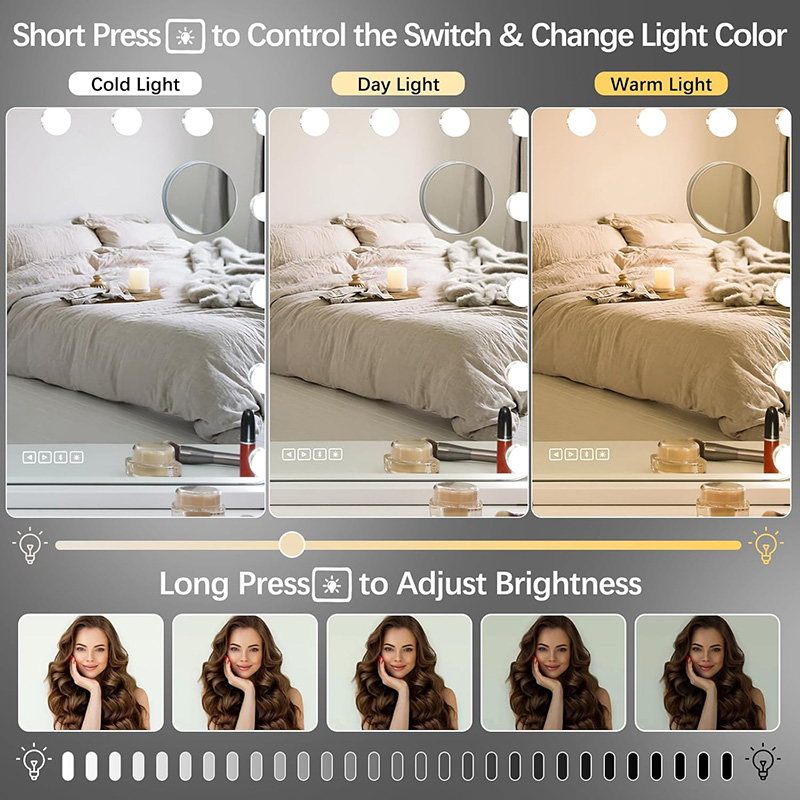 LED hollywood spiegel