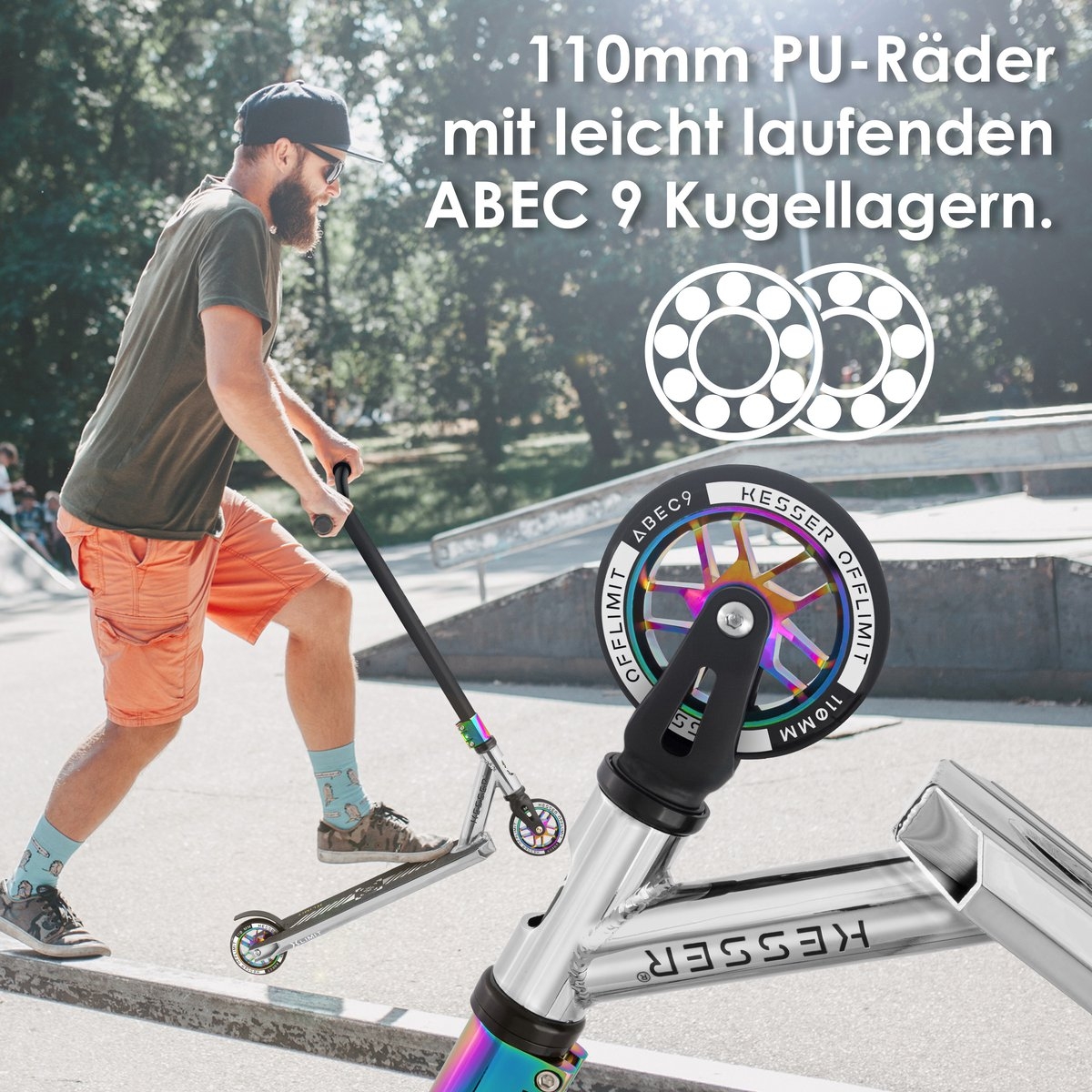 Step -stuntstep X-Limit-Pro 360° - max 100 kg - volwassenen en kinderen - Afbeelding 2