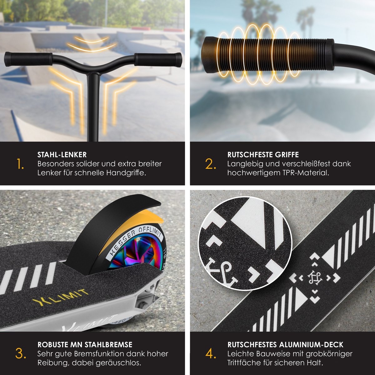 Step -stuntstep X-Limit-Pro 360° - max 100 kg - volwassenen en kinderen - Afbeelding 3