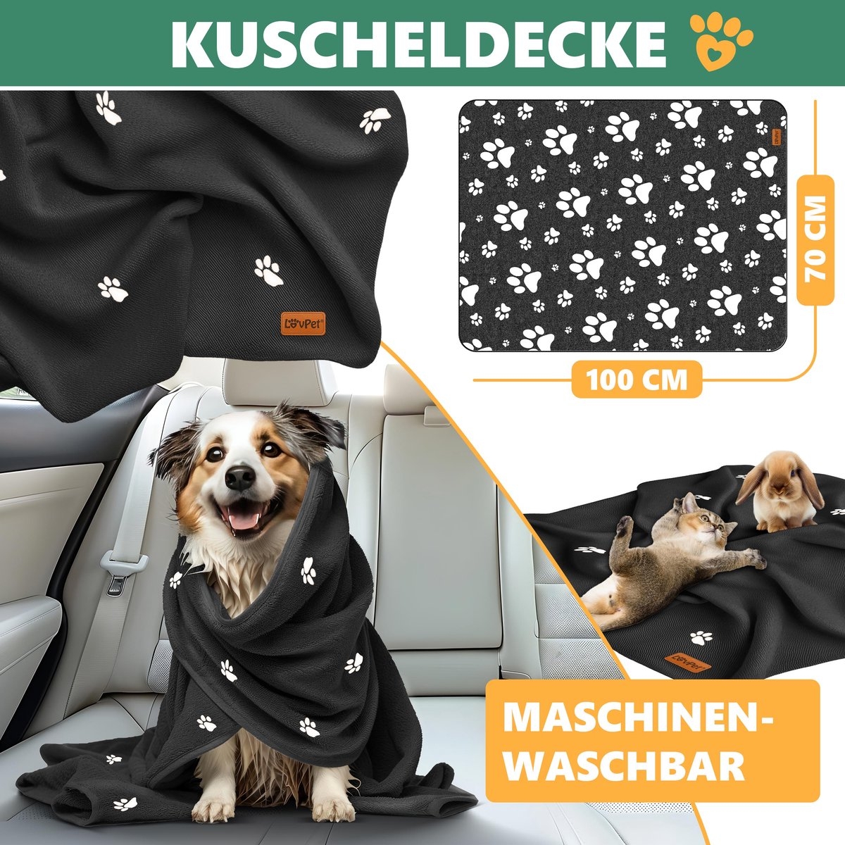 Puppyren / hok voor kleine dieren - honden / katten - diameter 125 cm - opvouwbaar - antraciet / donkergrijs - Afbeelding 3