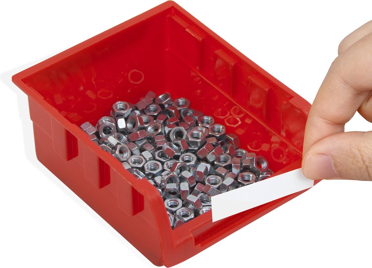 Wandrek 64x38 cm - 30 opbergbakken - gereedschapshouder - opbergrek - Afbeelding 4