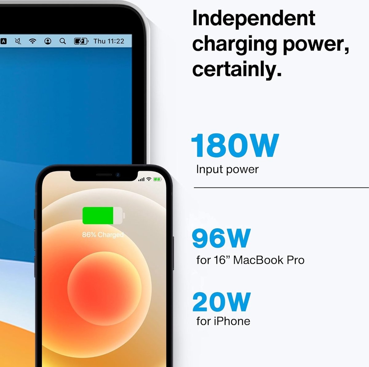 iVANKY 12-in-2 Dual 4K@60Hz MacBook Pro Docking Station met 180W Power Adapter - Afbeelding 5