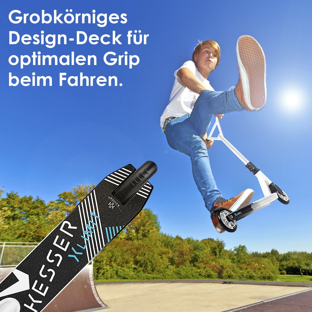 Step -stuntstep X-Limit-Pro 360° - max 100 kg - volwassenen en kinderen - wit - Afbeelding 3