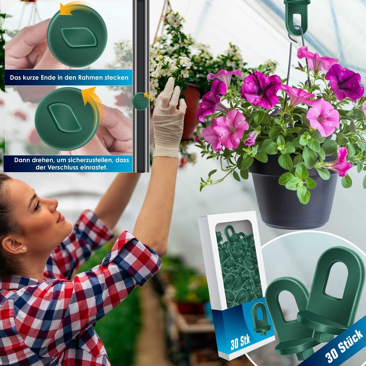 14x Dubbelwandige polycarbonaat platen - 121x60.5 cm - voor bijv. tuinkas - totaal 10,25 m² - 4 mm dik -incl 50x Klemmen en 50x Z-Clips - doorzichtig - Afbeelding 17