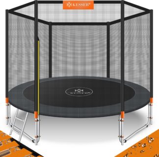 Trampoline - diameter 244 cm - met veiligheidsnet en ladder - max 150 kg belasting