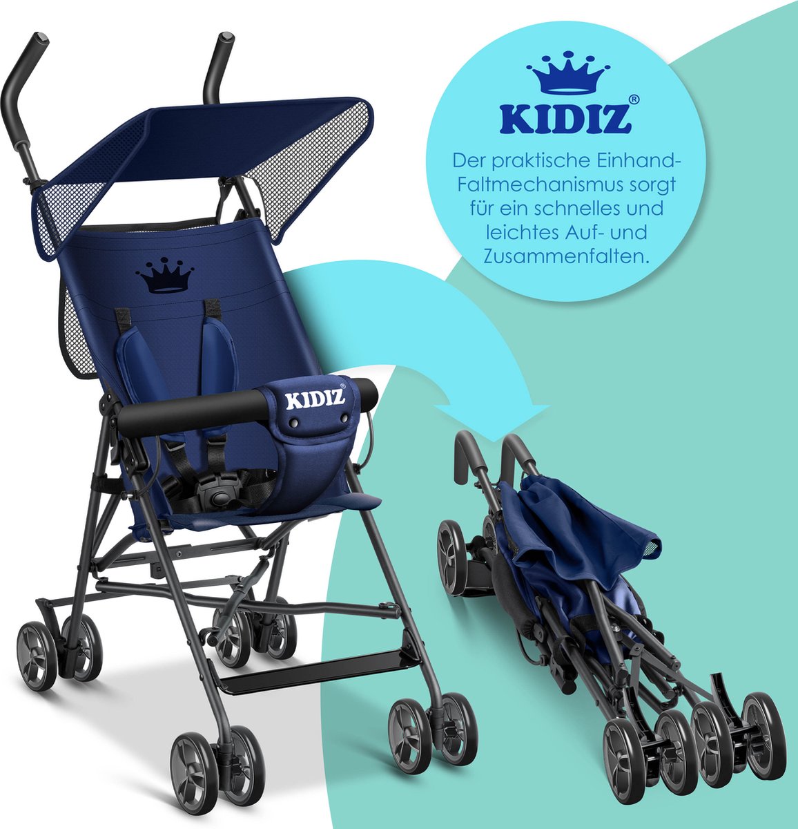 blauw buggy