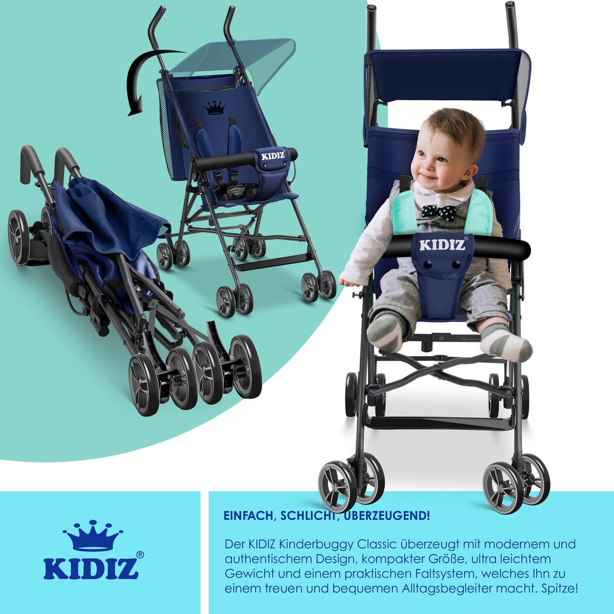 blauw buggy