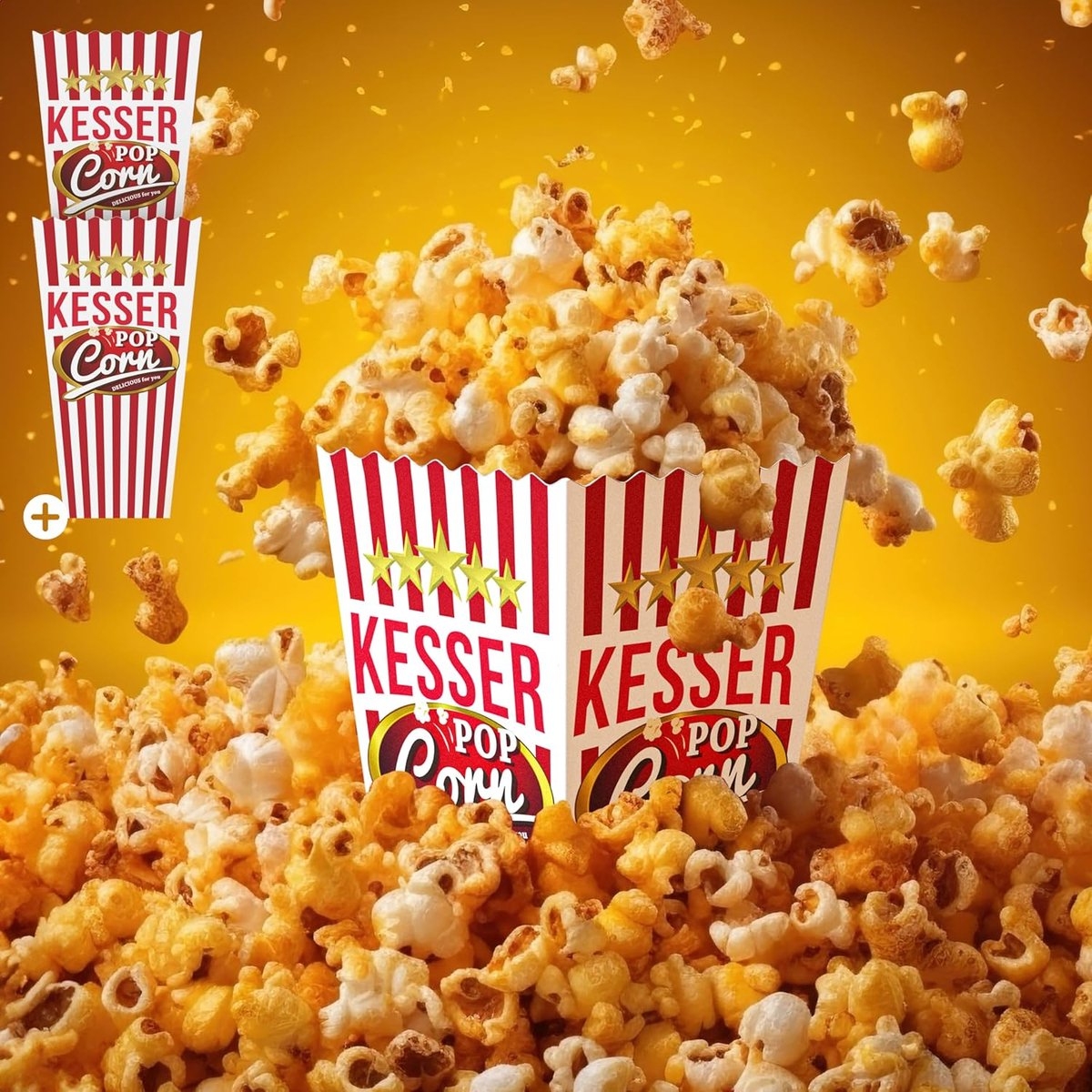Popcornmachine - popcornmaker - 5,5 liter - met anti-aanbaklaag - deksel en serveerschaal - Afbeelding 11