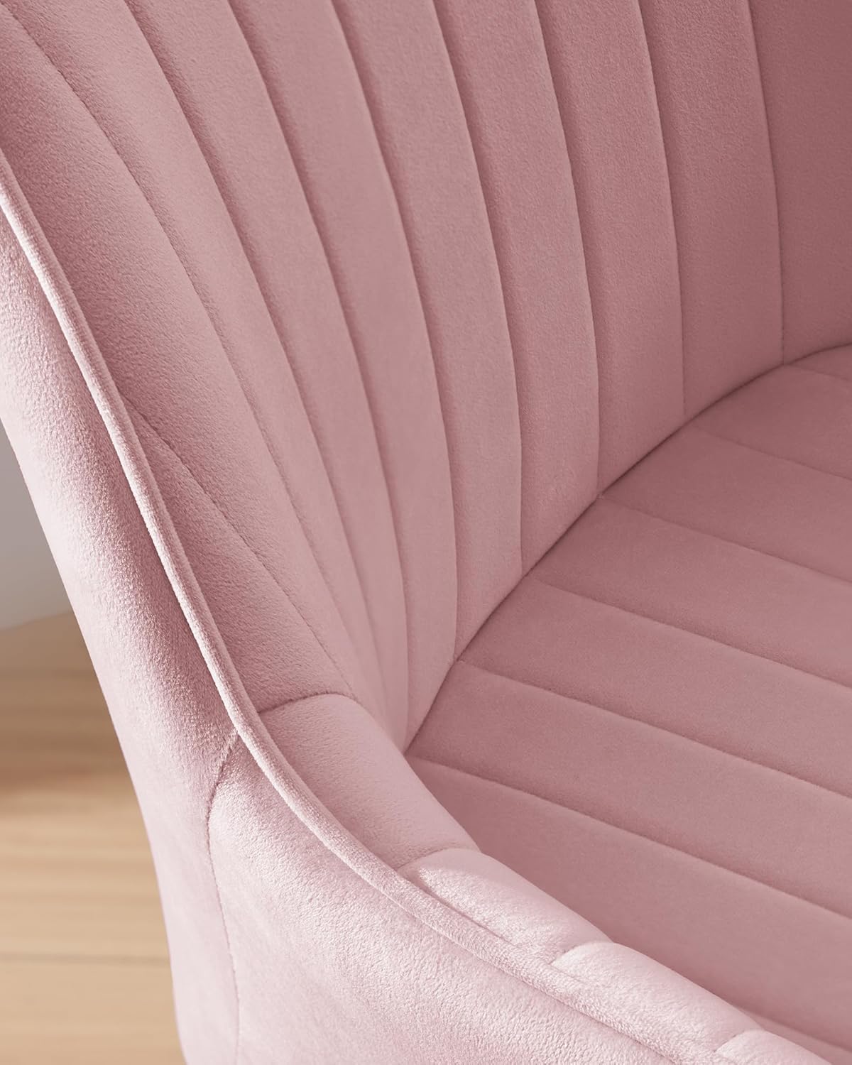 Bureaustoel roze - ergonomisch - hoogte verstelbaar - zilver frame - draaibaar - OBG012R01 - Afbeelding 5